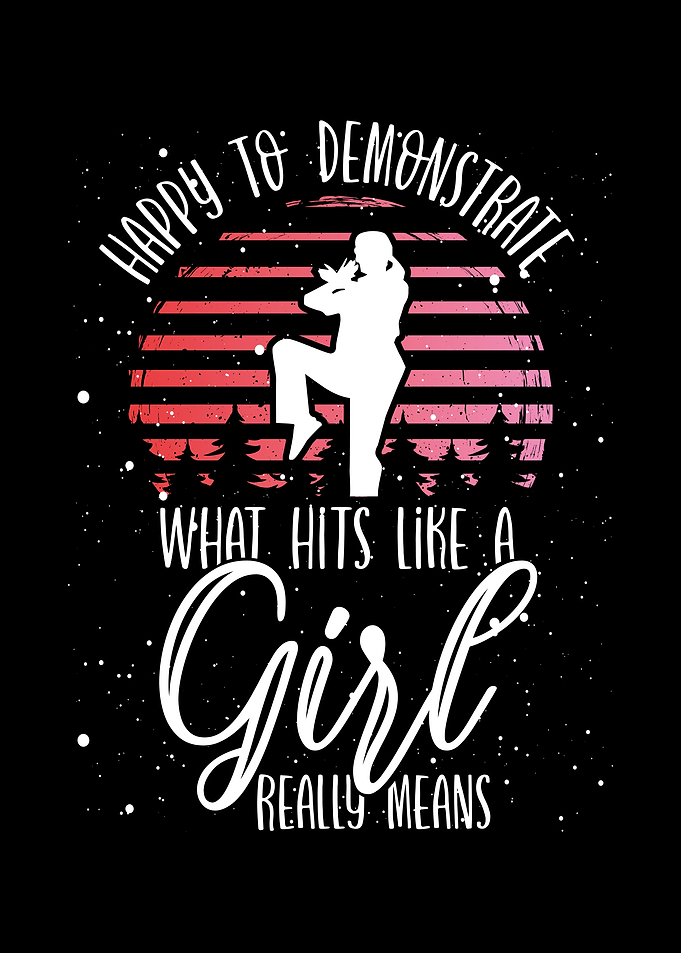 What hits like a girl