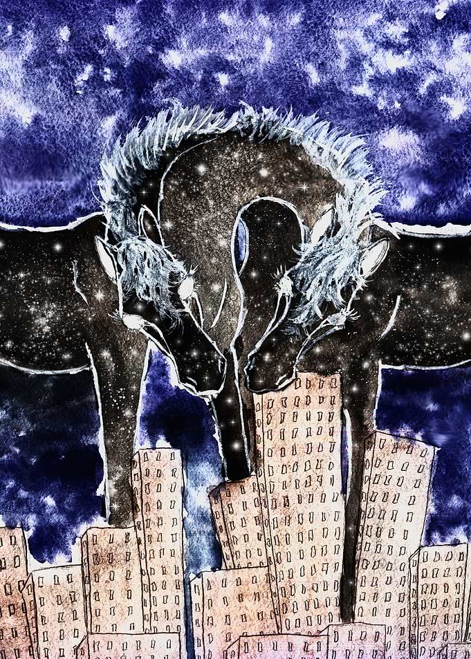Night over the city