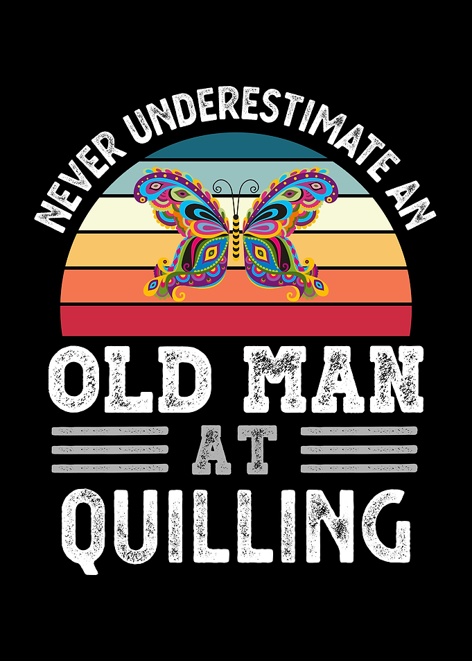 Old Man at Quilling