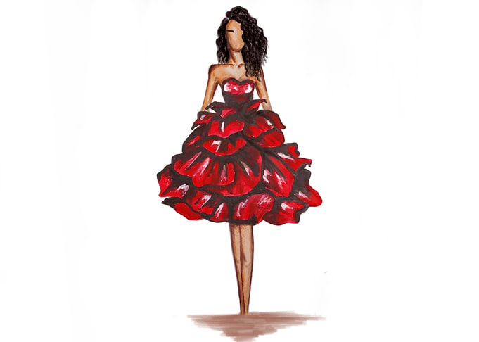 Flower Fashion Girl