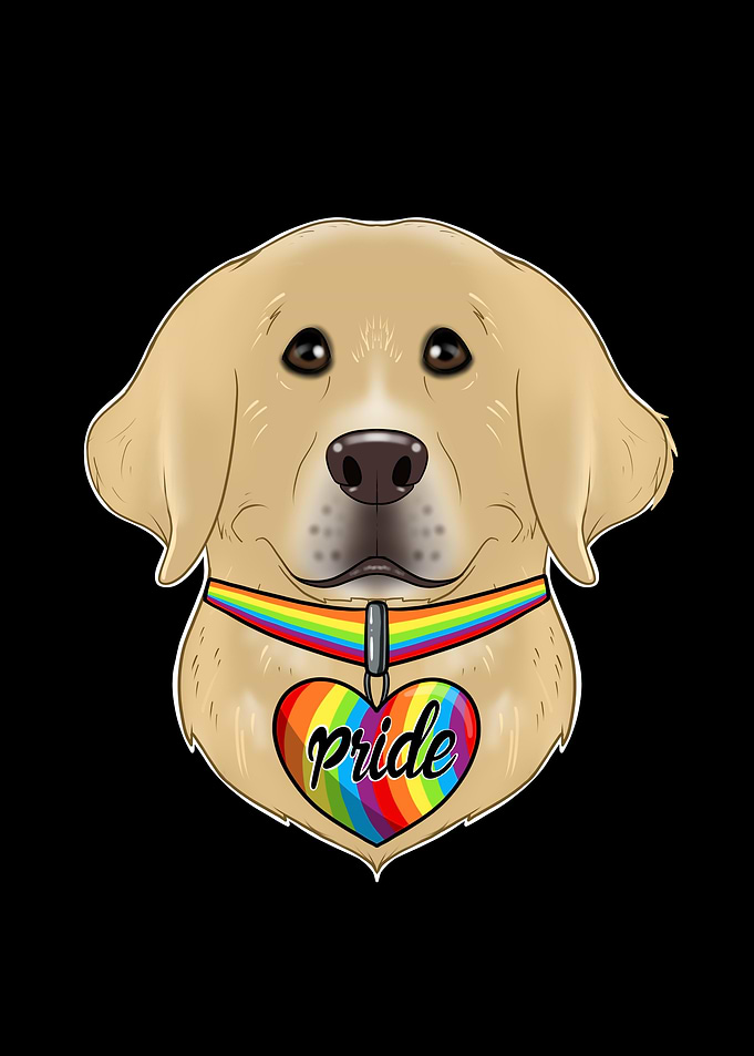 Labrador LGBTQ Flag I Gay