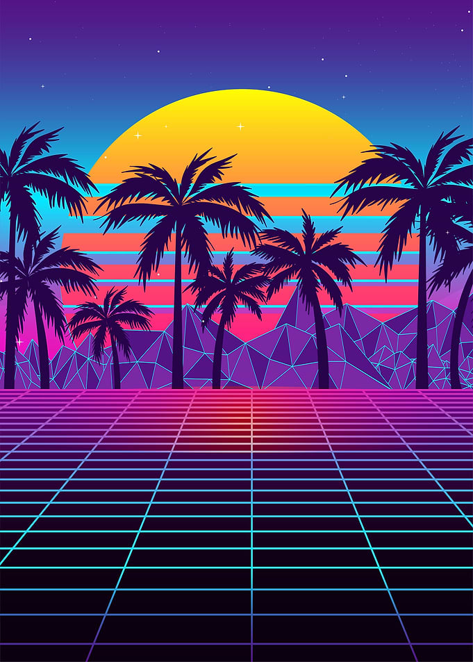 Solemn Retrowave Sunset