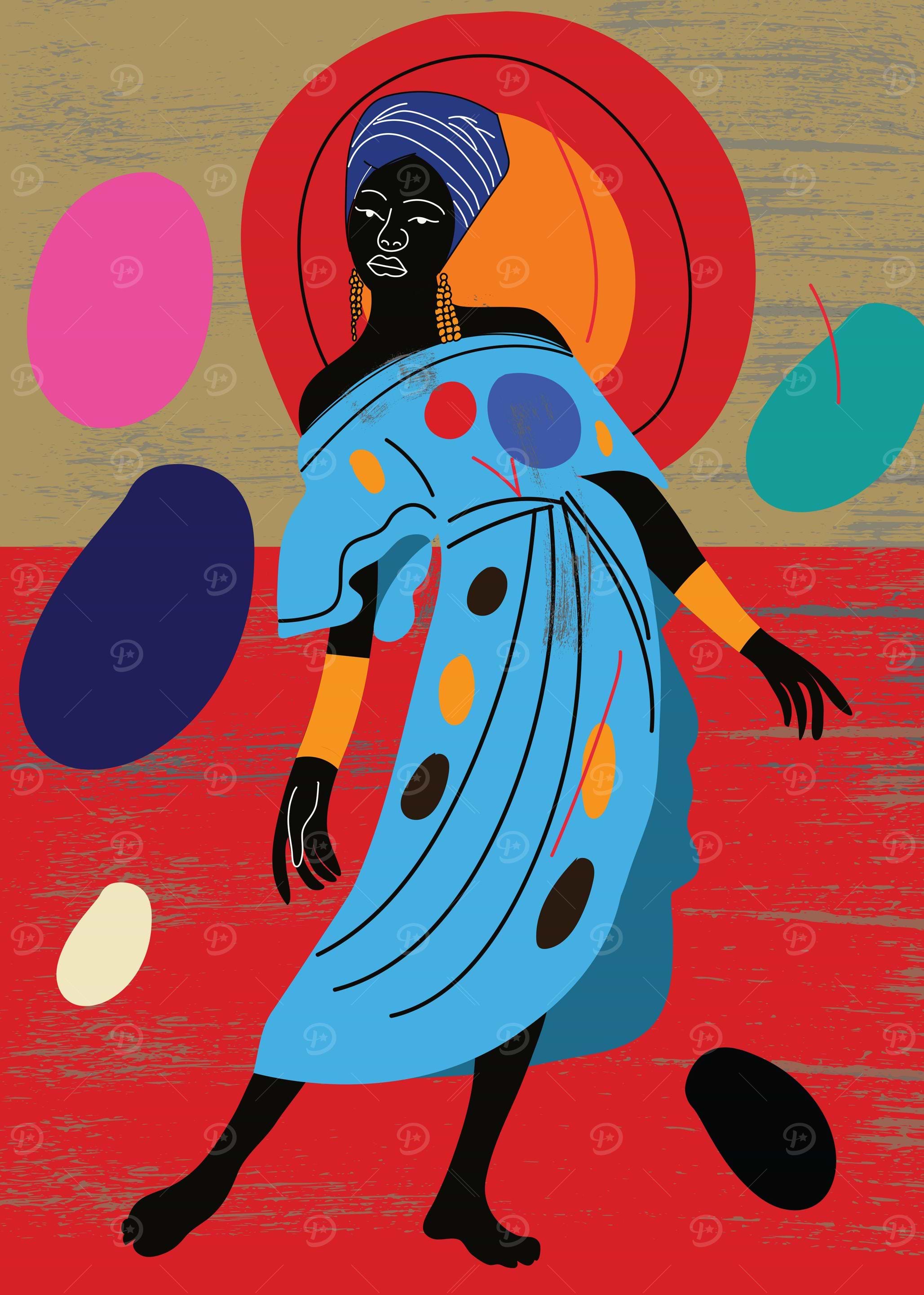 african woman