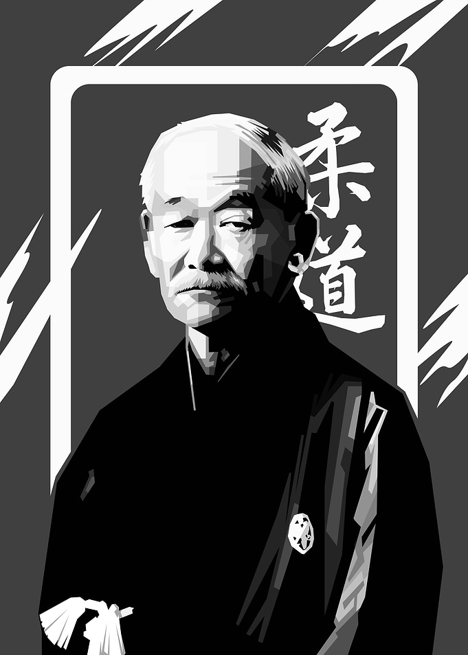 Jigoro Kano BW