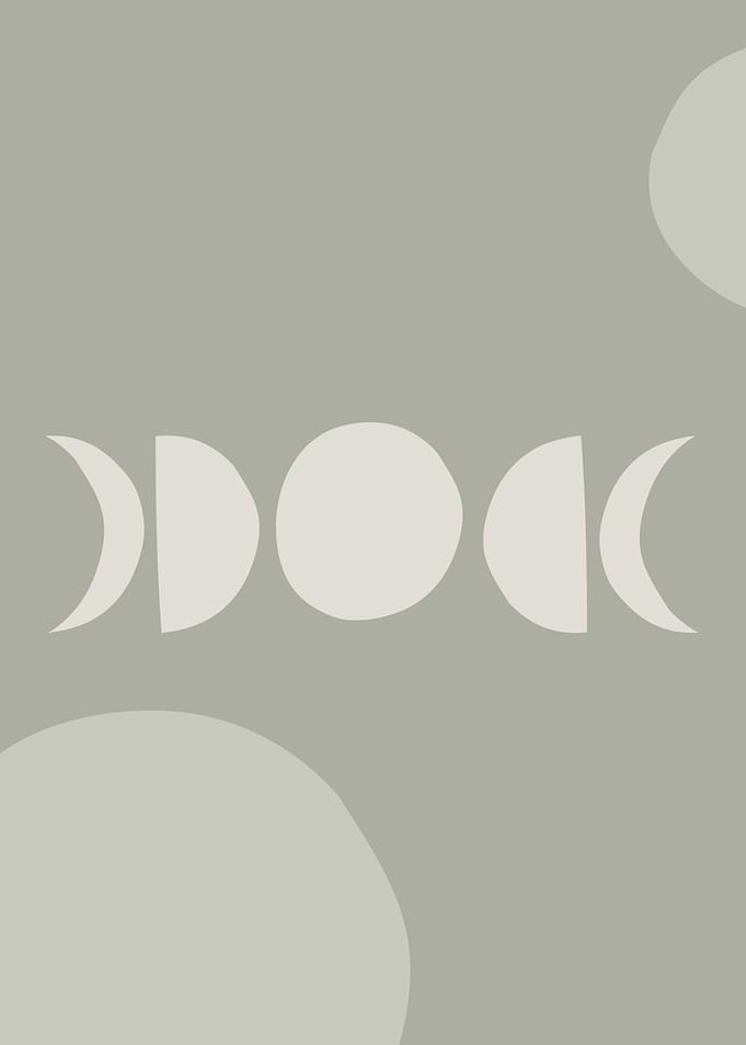 Boho Crescent Moon Phases