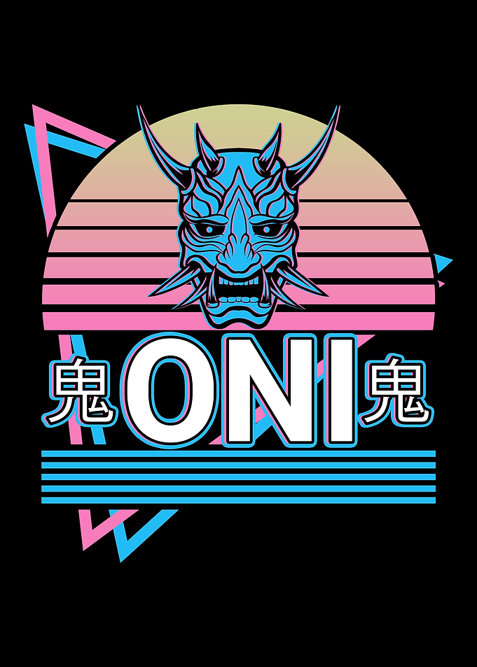 Oni Mask Yokai Devil Mask