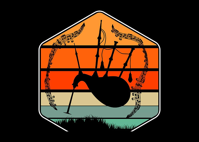 Retro Bagpipe Music