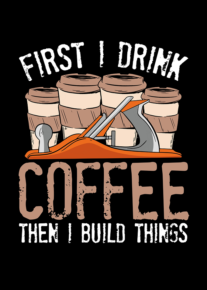 First I drink coffee