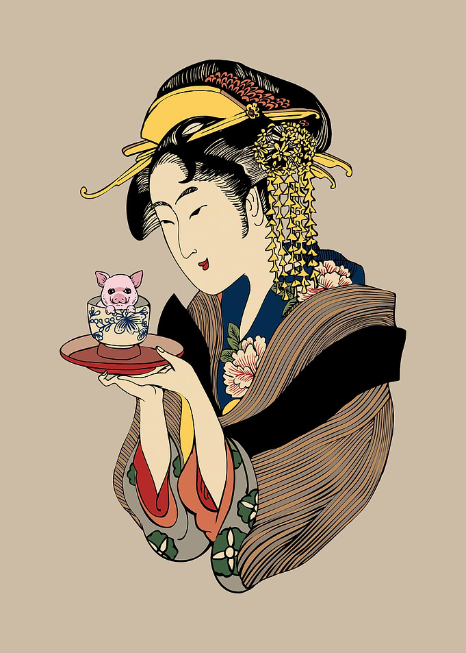 Tea Time with Pig