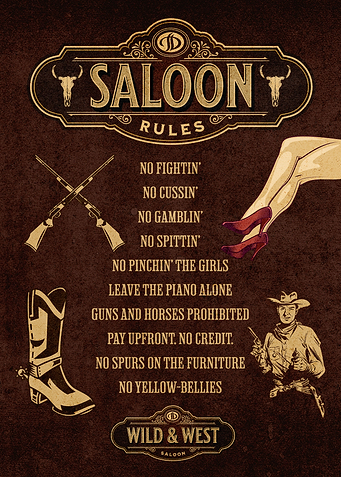 Vintage Saloon Rules