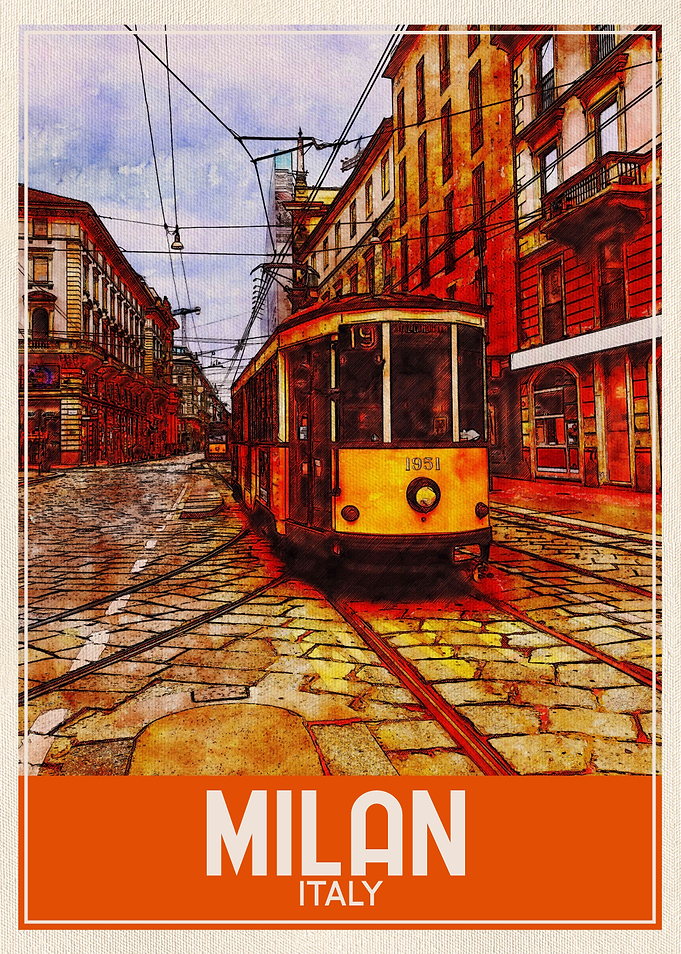 Travel Art Milan Italy