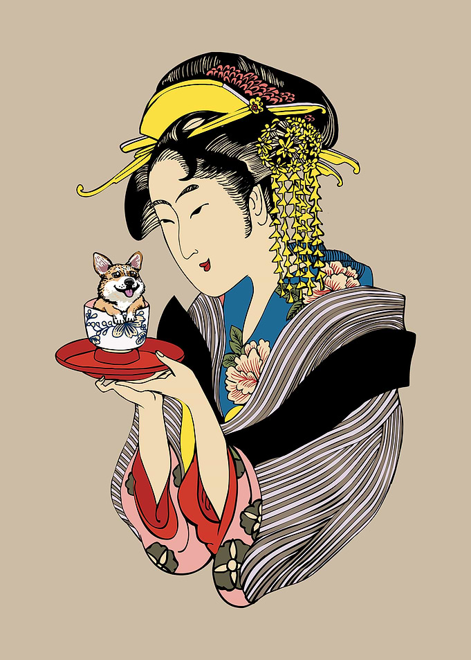 Tea Time with Corgi