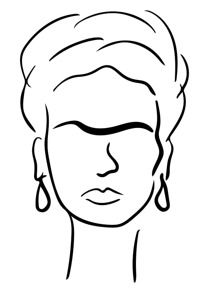 Woman Line Art