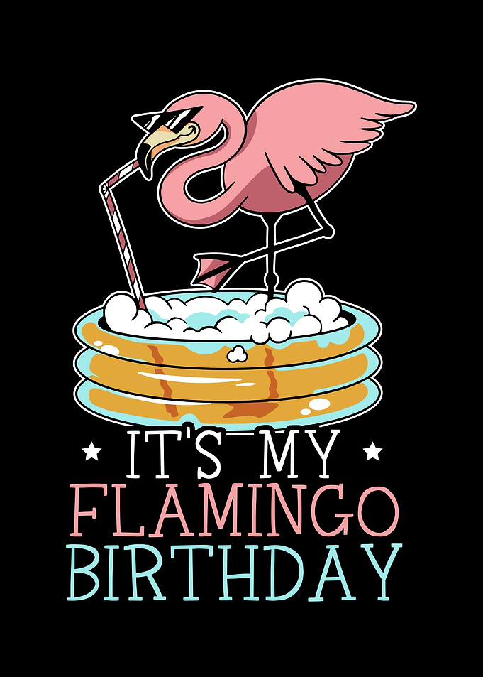Its My Flamingo Birthday