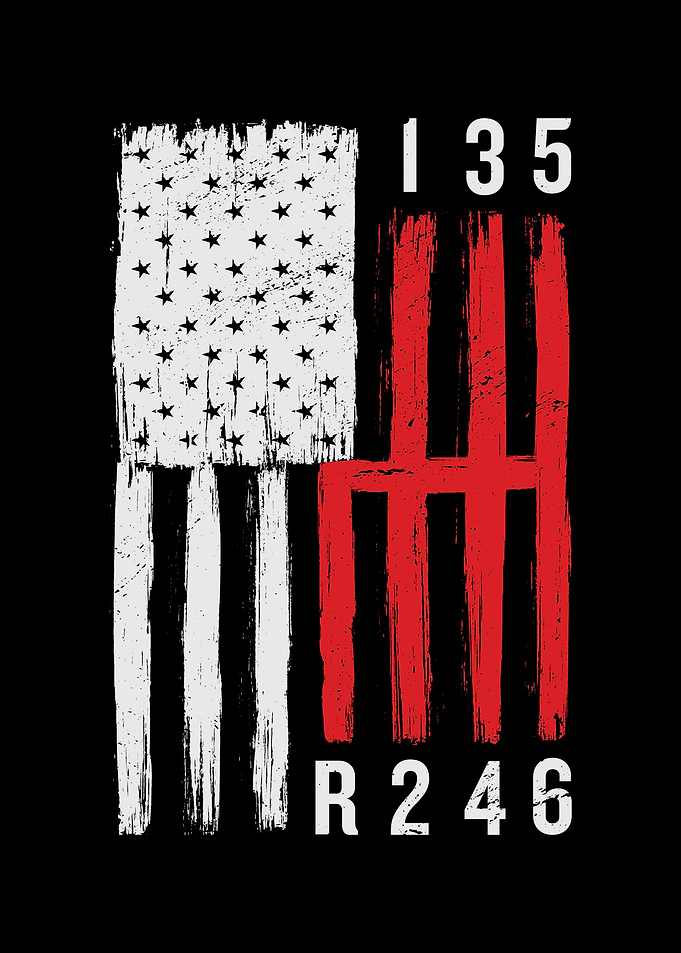 Stick Shift American Flag