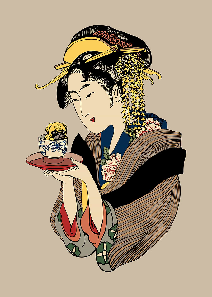 Tea Time with Pug