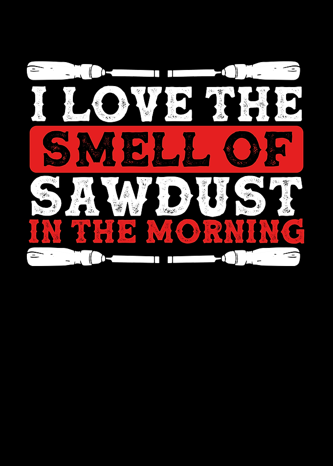 Tools and sawdust in the m