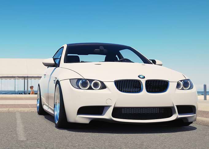 Retro Racing Car BMW