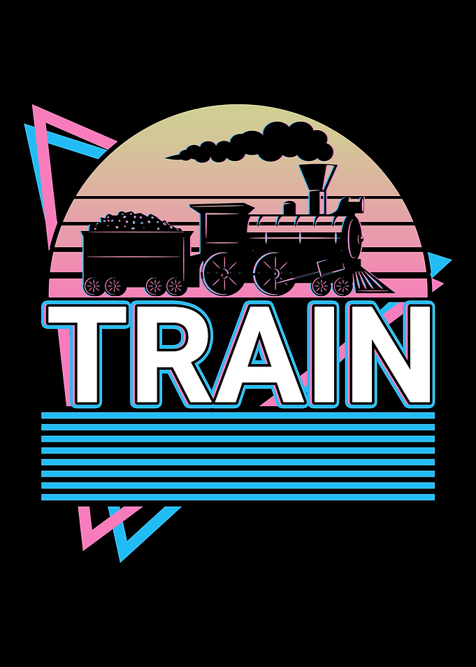 Train Railroad Retro