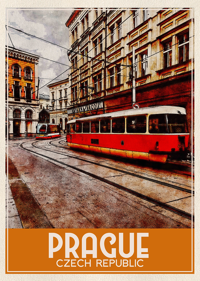 Travel Art Prague Czech