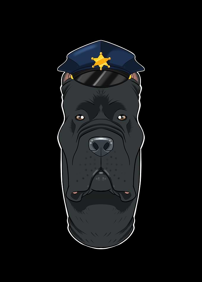 Police Cane Corso Canine