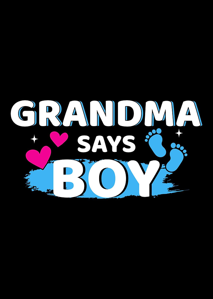 Gender reveal grandma says