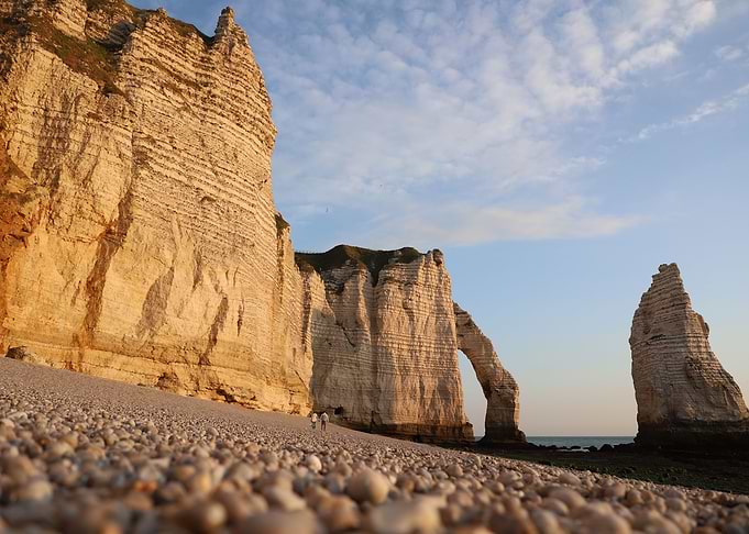Stone beach arch