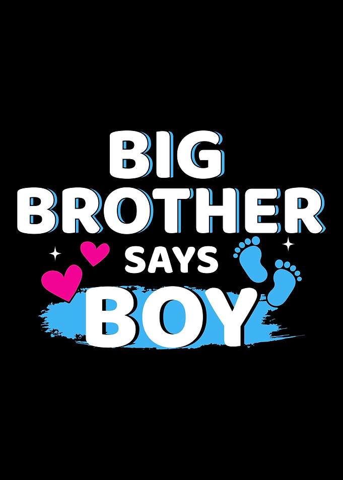 Gender reveal brother says