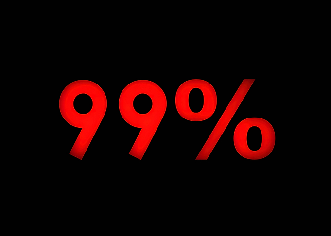 Ninetynine percent red me