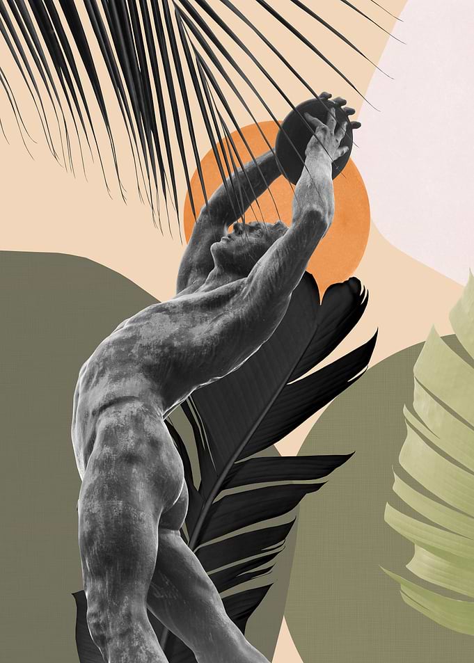 Discus Thrower Abstract 1