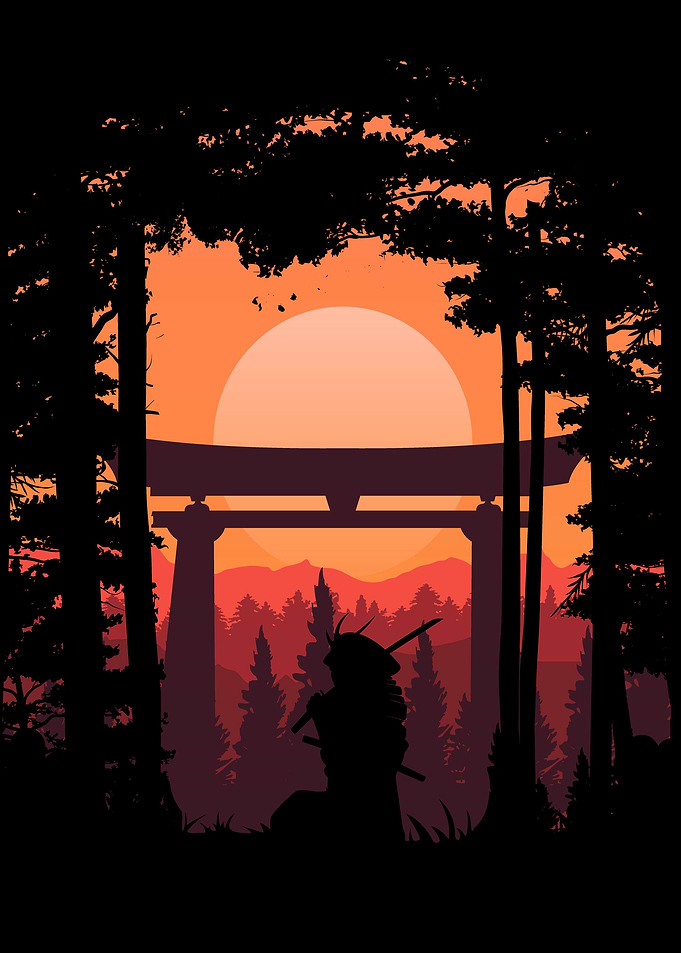 Japanese Samurai Scene