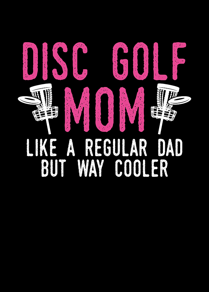 Disc golf mom