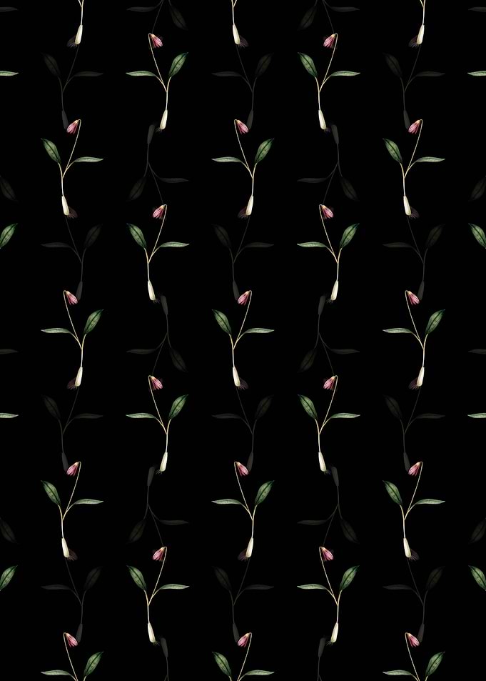 Floral Erythronium Pattern