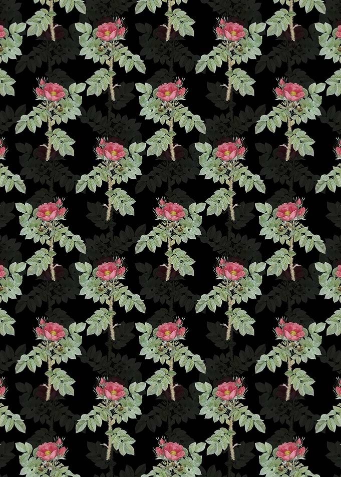 Kamtschatka Rose Pattern