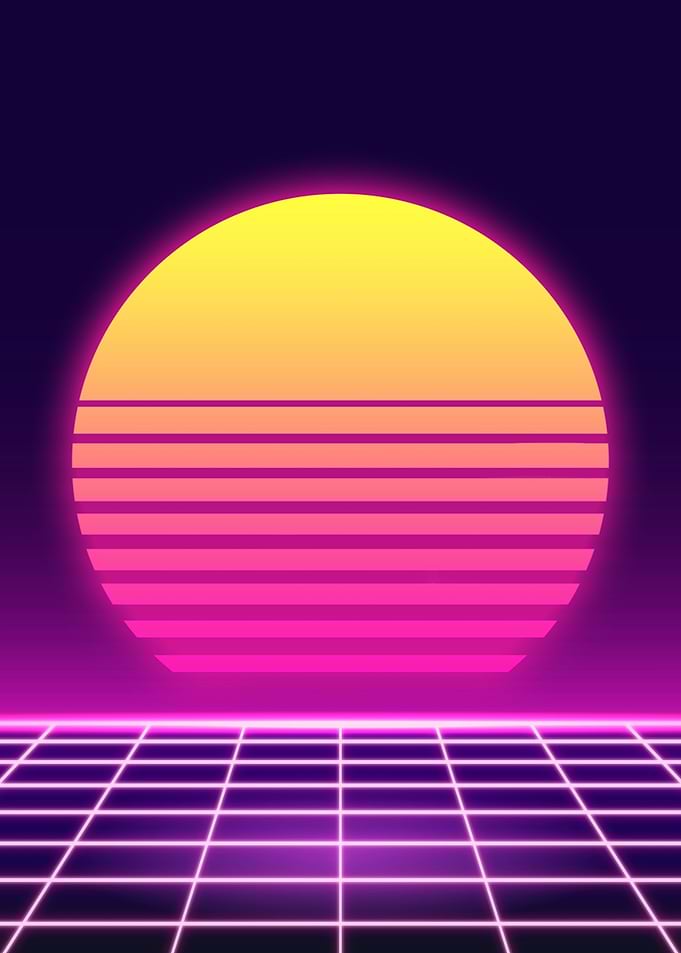 Retrowave Sun