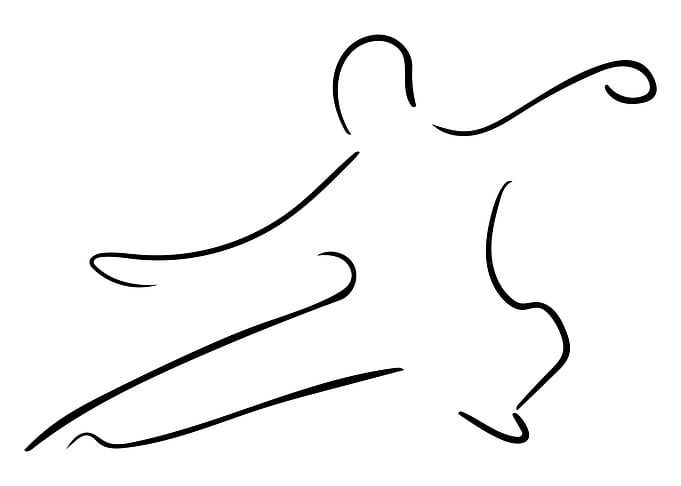 Qi Gong Line Art Minimal