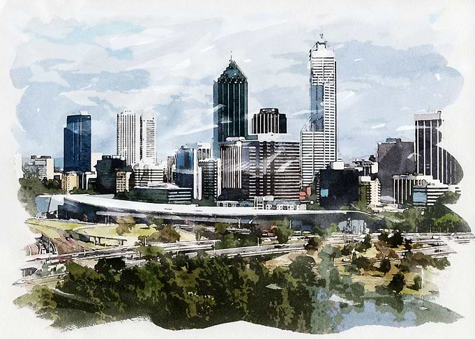 Perth Australia Cityscape