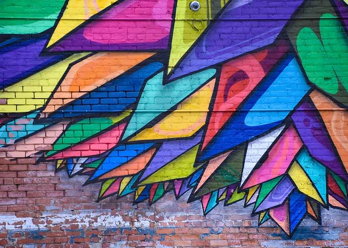 Colorful Leafy walls