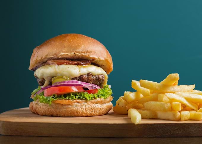 Burger and Fries