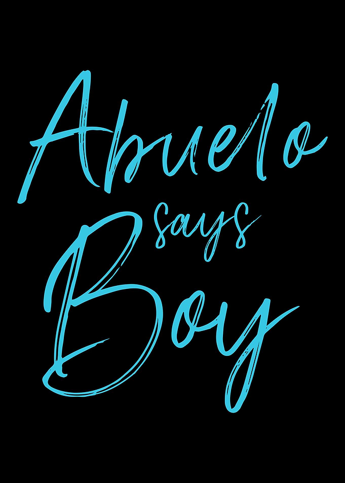 Gender reveal abuelo says