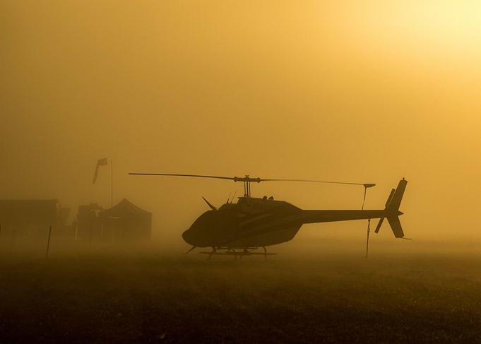 Kicking up dust