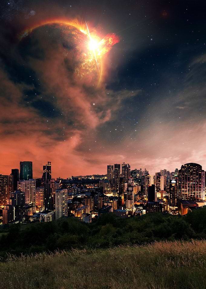 Fire Above The City