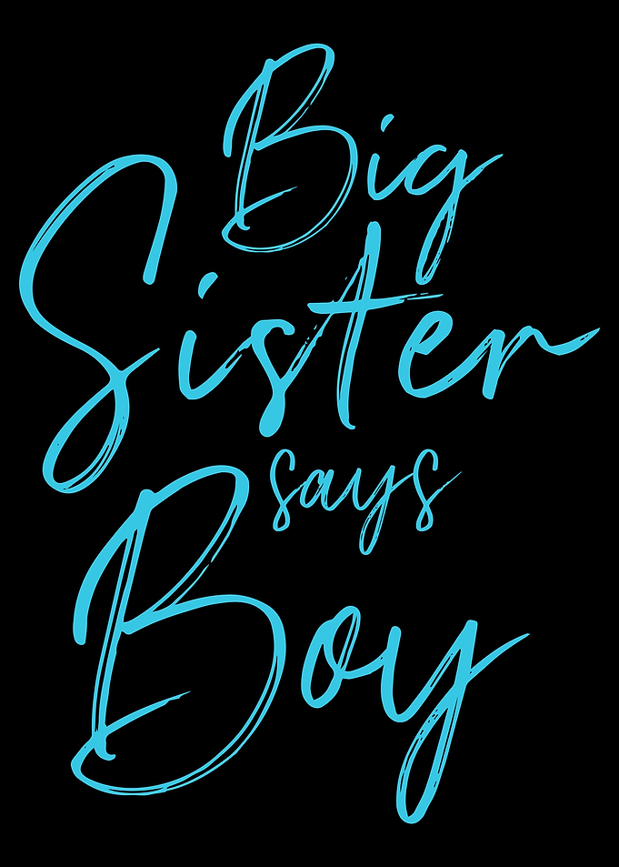 Gender reveal sister says