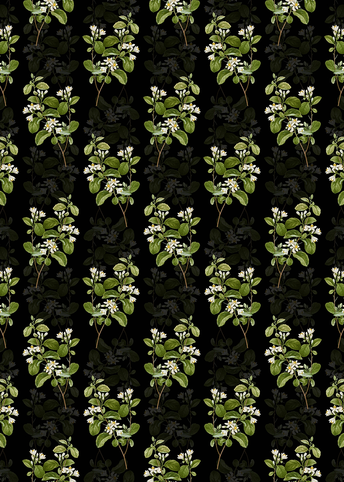 Snowdrop Bush Pattern