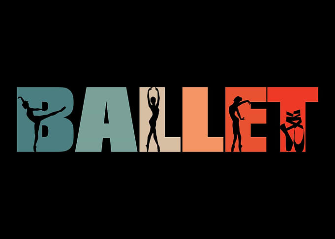 Retro Vintage Ballet