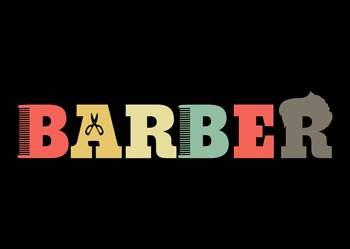 Retro Barber Hairdresser