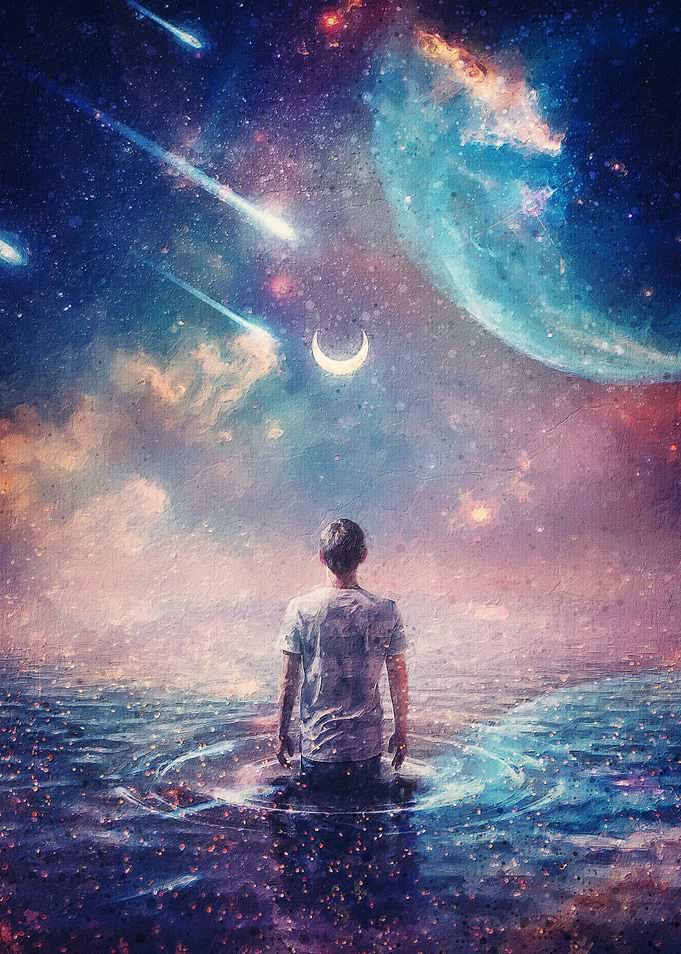 walking cosmic oceans