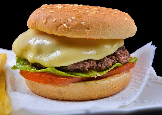 Yummy cheese burger