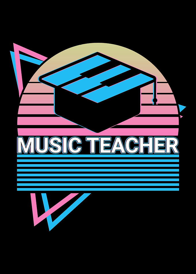 Music Teacher Retro