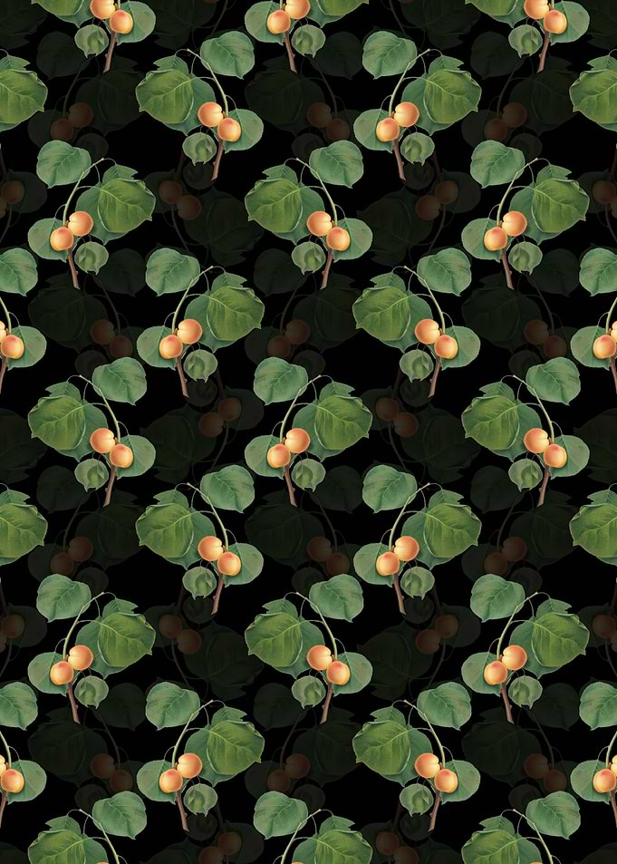 Yellow Apricot Pattern